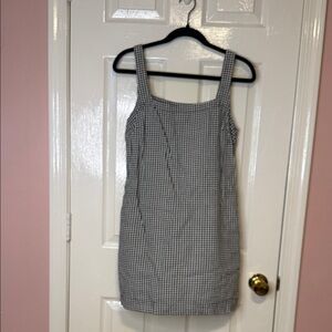 a new day Black and White Gingham Mini Dress